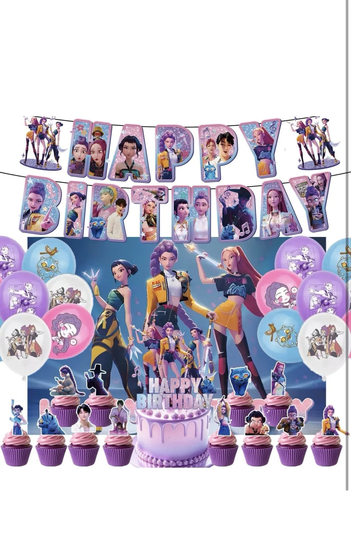 Decoración para Cumpleaños - Ocaciones Especiales K POP en Holguín