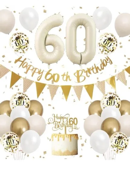 Decoración para Cumpleaños - Ocaciones Especiales 60 años en Holguín