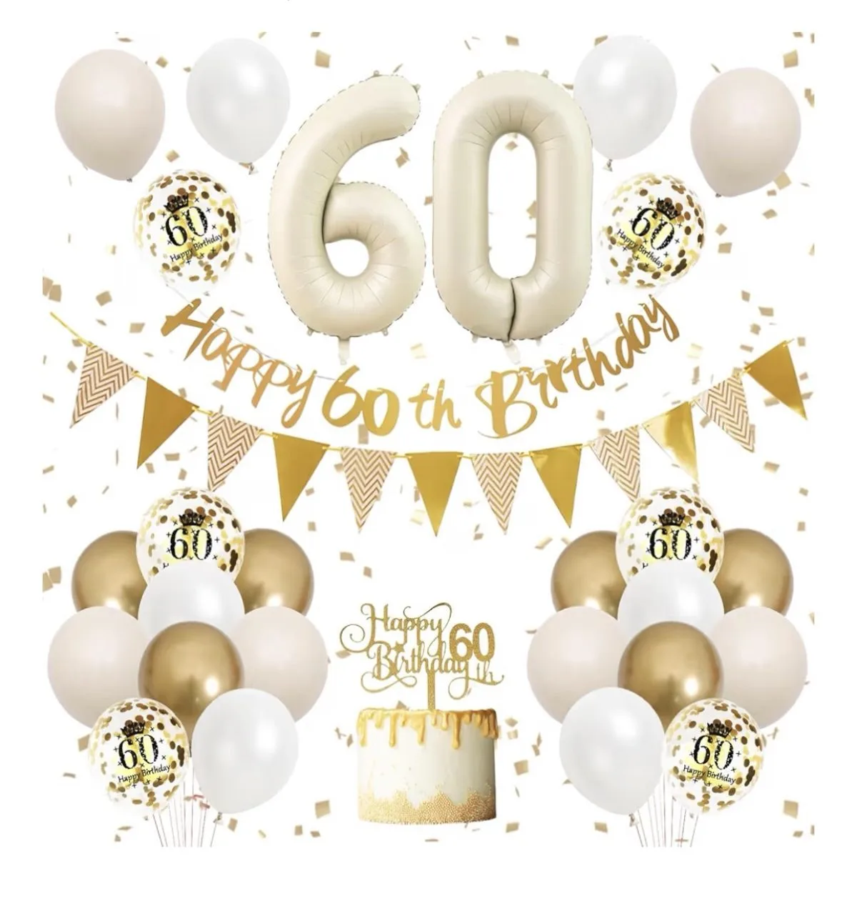 Decoración para Cumpleaños - Ocaciones Especiales 60 años en Holguín