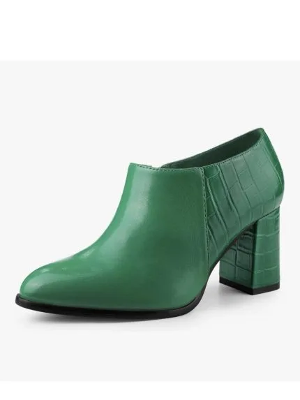 Zapatos de tacón verde esmeralda para mujer en Holguín