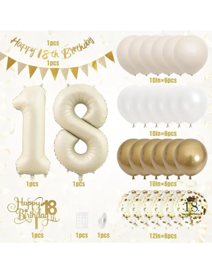 Set de Cumpleaños de 18 años - Imagen 4