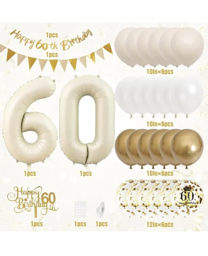 Set de cumpleaños de 60 años. - Imagen 4