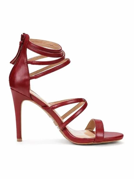 Zapatos rojos de Tacón fino para Mujer con trabillas ajustable en Holguín