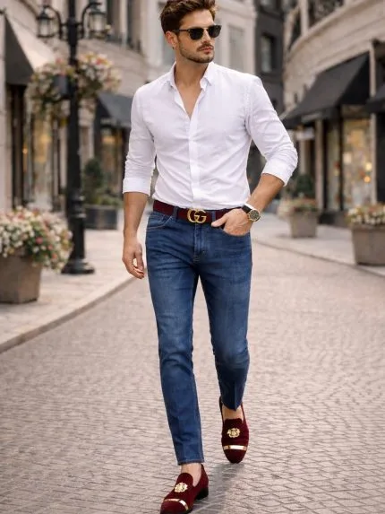 Zapatos de Hombre Rojos