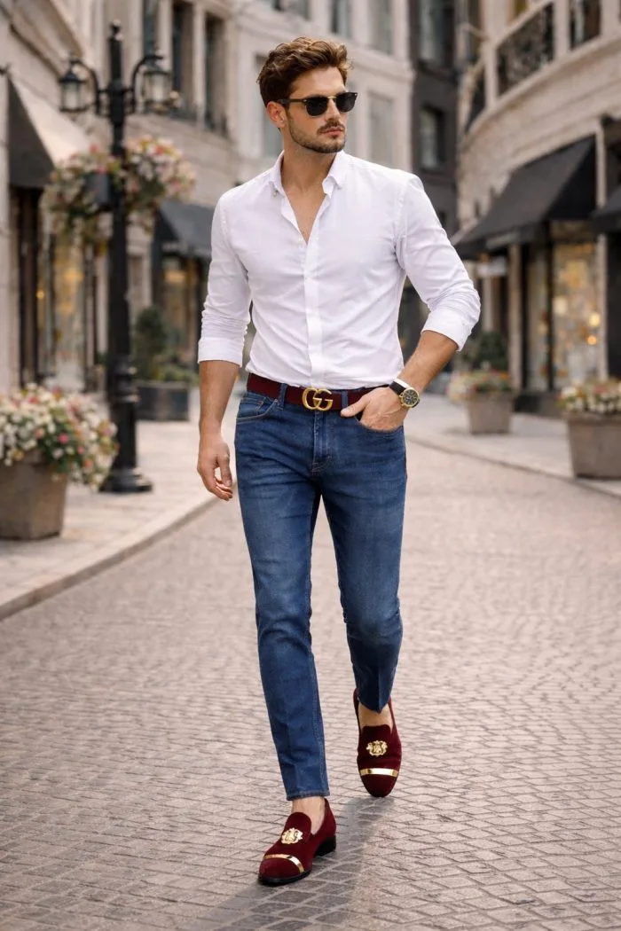 Zapatos de Hombre Rojos