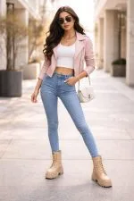 Botas de Mujer Beige