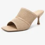 Zapatos de Tacón de Mujer beige
