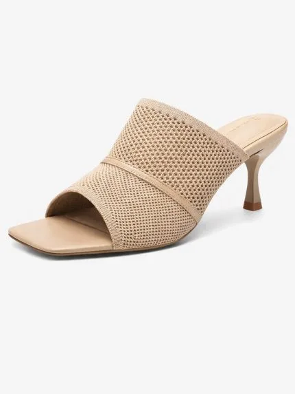 Zapatos de Tacón de Mujer beige