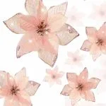 Set de Flores Navideñas