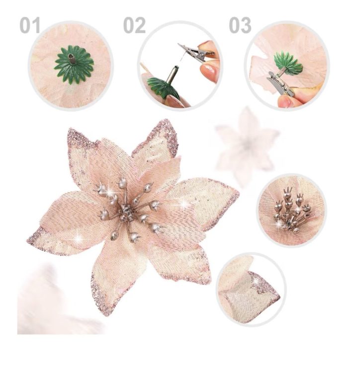 Set de Flores Navideñas - Imagen 4
