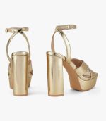 Zapatos de Tacón de Mujer Dorados