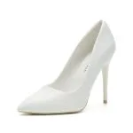 Zapatos de Tacón de Mujer Blancos
