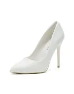 Zapatos de Tacón de Mujer Blancos