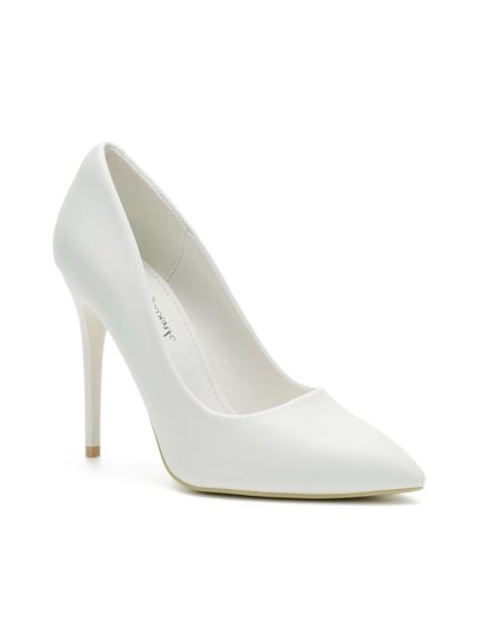 Zapatos de Tacón de Mujer Blancos