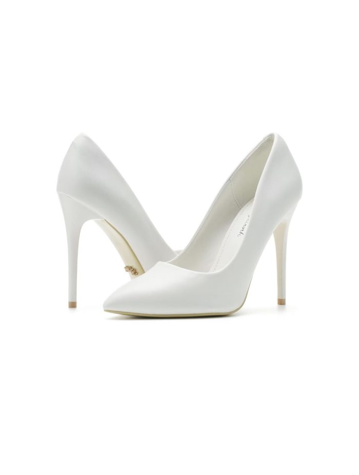 Zapatos de Tacón de Mujer Blancos