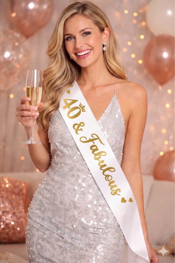 Set de cumpleaños de 40 años - Imagen 3