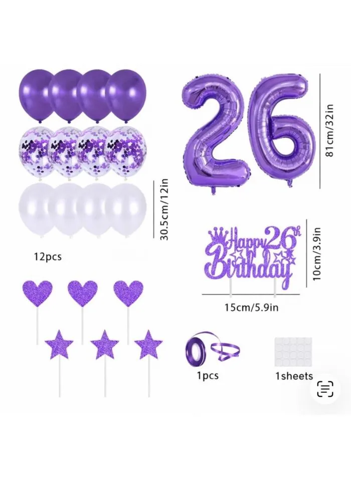 Set de cumpleaños de 26 años - Imagen 3
